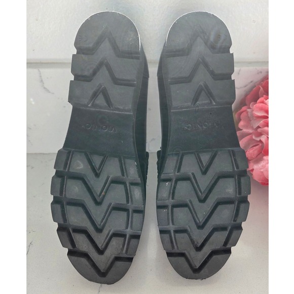 Vionic Cheryl II Black Leather Platform Loafers Women's Size 8.5 - Picture 4 of 10